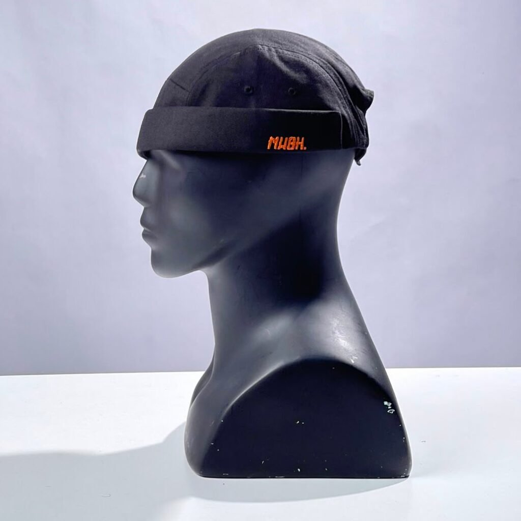 Cap Noir Orange
